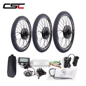 CSC 전기 자전거 변환 키트 48V 배터리 포함 1000W 26인치 전동 휠 MTX 림