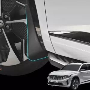 그랑 콜레오스 머드가드 순정형 차량용필수용품 신차용품 튜닝몰딩 지인선물 자동차 흙받이 범퍼가드