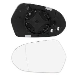 2012-2018 아우디 A6 콰트로 2013-2018 S6 백킹 플레이트가 장착된 좌측 열선 미러와 호환 TOP-VIGOR 1팩 운전석 측면 미러 글래스 GA-AU1116 4G0857535B 교체하기