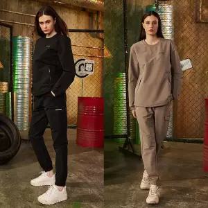 [험머] 여성 링클프리 기모 트랙 팬츠 HA3PT4012W