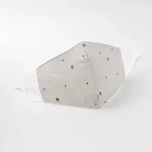 싹팔아스토어 면마스크대형 빨아쓰는마스크 천마스크 별패턴 3겹 필터 면마스크(그레이)
