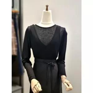 [갤러리아] ABFZ 시스루 뷔스티에 레이어드 긴팔티셔츠 ACA1QK31A