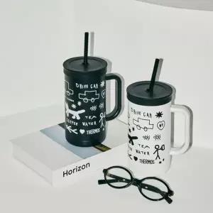 [써모스][겨울맞이행사][이나피스퀘어X써모스] 더 콤팩트 스트로 컵앤텀블러 720ml(TKHA-720KC)