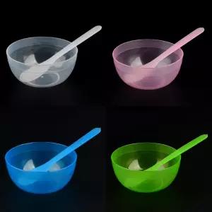 다용도 반투명용기 미용 팩 슬라임 혼합 반죽 재료통 미용도구