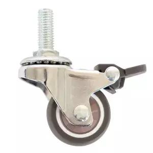 [셀러에이드]HK캐스터 TPR 1.5인치 볼트 BK 바퀴 / 침대 가구바퀴