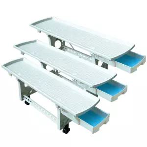 물받이서랍 화분정리대 3단 화분 받침대 이동식 진열대 인테리어 선반