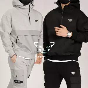 다이나핏 IW 3단 헤비 반집업 기모 후드세트 (겨울신상) -남여공용