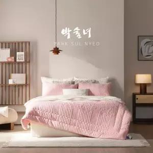 [퀸] 프리미엄 올인원 통워싱 피그먼트 순면100% 박술녀 침구풀세트(초연2)