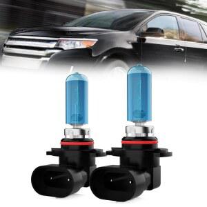 2011-2014 포드 엣지와 호환 LECCIBUB 헤드라이트 전구 9012 고저빔 할로겐 콤보 초밝은 6000K 화이트 플러그 앤 플레이 2개