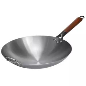 무코팅 튀김팬 가정용 중식 웍 주물팬 무쇠팬 중국 무쇠웍