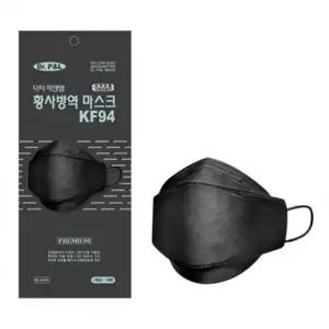 황사방역 마스크 KF94 100매 대형 블랙