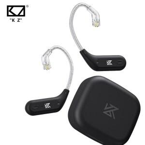 KZ AZ09 HD 블루투스 이어 훅 헤드셋 케이블 HIFI 무선 업그레이드 충전 케이스 포함