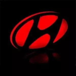 현대 로고 LED 엠블럼 자동차 마크 튜닝 액세서리