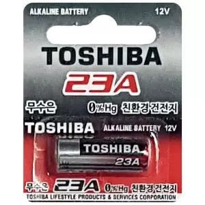 도시바 알카라인 무수은 건전지23A 낱개(1개입)리모컨