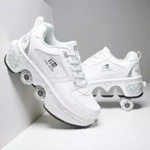 바퀴 달린 신발 롤러 슈즈 휠리스 바퀴휠 어린이 스케이트 운동화 성인 공용 발광