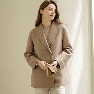 [롯데백화점]요하넥스 캐시블렌드 숄카라 핸드더블코트[J5D1J02]