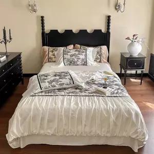 유럽풍 이불 실크 고급 럭셔리 호텔식 혼수 침구 신혼