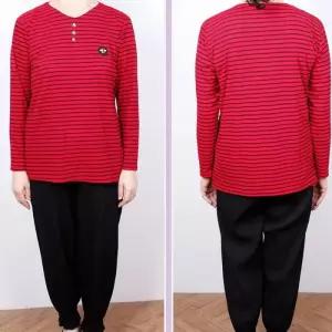 [오노마] ONM 줄무늬 IT-23033 골지티셔츠 중년의류 봄