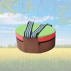 국산 의자 밭일 농사 작업용 바지방석 입는 밴드 작업방석 소형