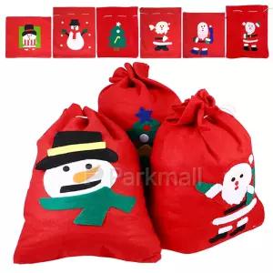 크리스마스 선물주머니 1개 (산타주머니 선물가방 단체선물 성탄절 어린이집 산타자루)