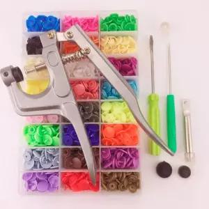 스냅단추 똑딱이 단추 펀칭 티단추 셀프 수선 세트 단추달기