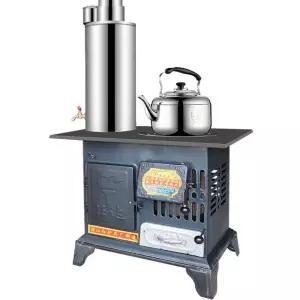 레트로 화목난로 주물 철제 타는 거꾸로 장작 화로