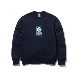 디스커스애슬레틱 DISCUS ATHLETIC 헤비웨이트 레귤러 핏 로고 스웨트 셔츠 네이비 300276