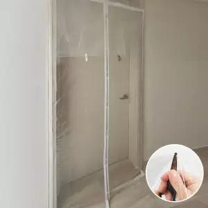 현관문방한 창문방한비닐 베란다우풍 겨울창문단열