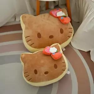 헬로키티 쿠션 소녀 감성 소파 하트 기숙사 차량 등받이 점심 휴식 팬케이크 베개 선물