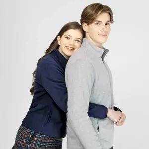 폴라폴리스 집업 본딩 기모 남녀공용 후리스 집업 자켓 겨울 뽀글이 간절기 이너 여성 가을 점퍼 경량