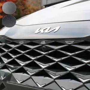 기아 K8 그릴 알루미늄 포인트 커버