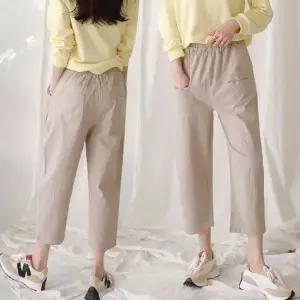 여자 밴딩 여름 마바지 리넨팬츠 항아리핏 편안한핏