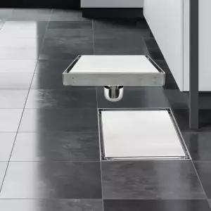 HLBATH 타일 유가 스텐레스 타일삽입형유가 스텐육가 150(50mm)