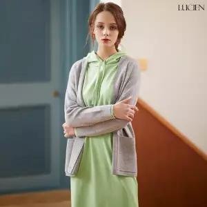 아이젤 후드 니트 가디건 3종 택1