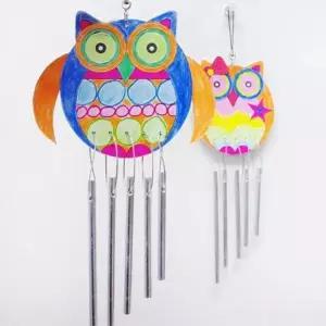 [셀러허브]부엉이 모양 바람에 소리나는 윈드벨 만들기 5p K00209 (S31264578)