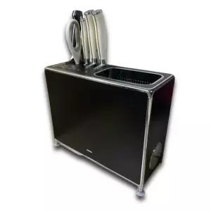 쿠진 나이프케어 오브제 칼소독기 시크 블랙