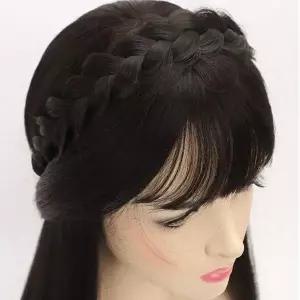 [골드스마일]여성 머리띠 벼머리 스타일 꽈배기 땋은 헤어밴드