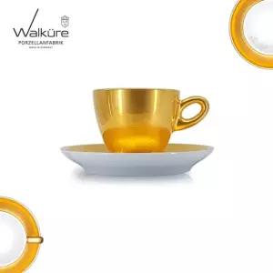 발퀴레 알타 카푸치노 커피잔 세트 matt golden