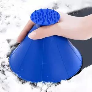 자동차 앞유리 눈제거 성애 제거 깔대기 스크래퍼