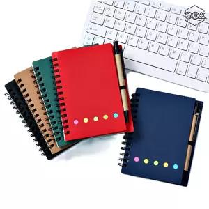 미니메모장 휴대용 스프링 수첩 메모장 업무용 볼펜꽂이 노트북