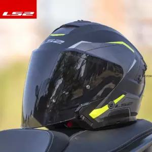 바이크 오토바이 반모헬맷 LS2 VERSO II 하프 3/4 헬멧 더블 바이저 ECE 2206 Ls2 카스코 모토 OF618 JET