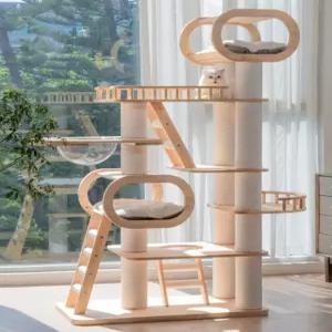 캣타워 고양이 캣폴 원목 대형 놀이터 하우스 캣워커 반려묘 아크릴 고양이집