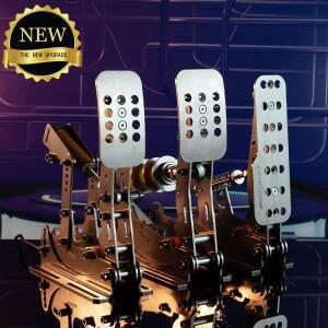 SIMJACK UT 페달 Sim 레이싱 페달 PC 레이싱 시뮬레이터 압력 센서 로드셀 HE 유압 페달