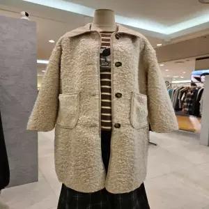 [에이지도르] ALFIWIJ143 코지 버클 부클 코트