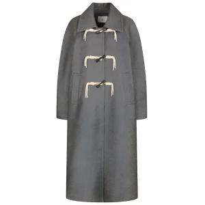 [JJ JIGOTT][JJ지고트]레글런 슬리브 롱 더플 코트 GNCP0CTJ3_DG