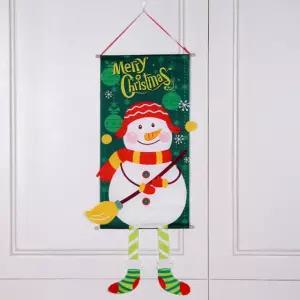 눈사람 크리스마스 벽걸이포스터 대형가랜드 성탄절행사 벽꾸미기