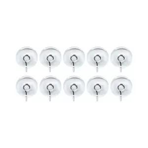 (H-6B)팜팜 투명미니흡착고리(10P) 흡착행거