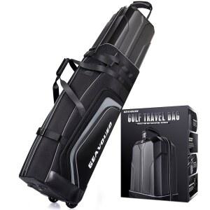 하드 케이스 탑과 휠이 장착된 GEAVouED 골프 여행 가방 프리미엄 옥스포드 패브릭, 항공사용 안전한 운송을 위해 클럽 보호