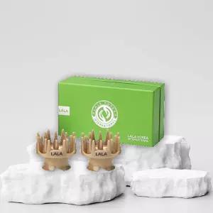 라라코리아 라라 은괄사 두피관리 지압 림프순환 괄사마사지 2개입 1세트