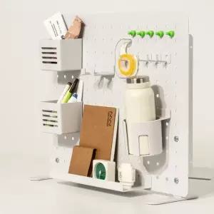 스탠드타공판 책상 정리 타공판 데스크오거나이저 데스크오거나이저 책상꾸미기 타공판